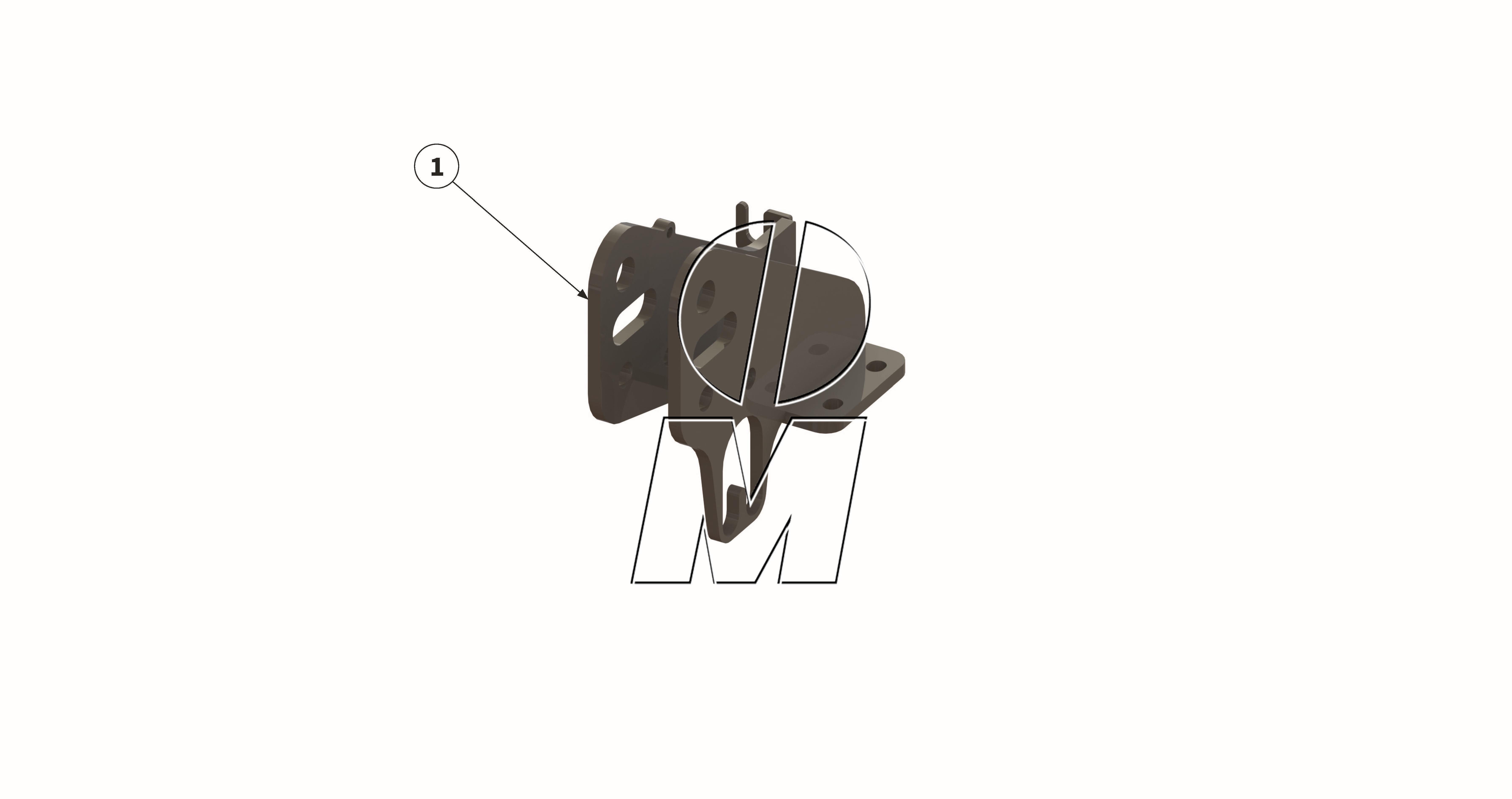 Exploded view 19: Upper link receiver short (P_H_ET_25_WEL)