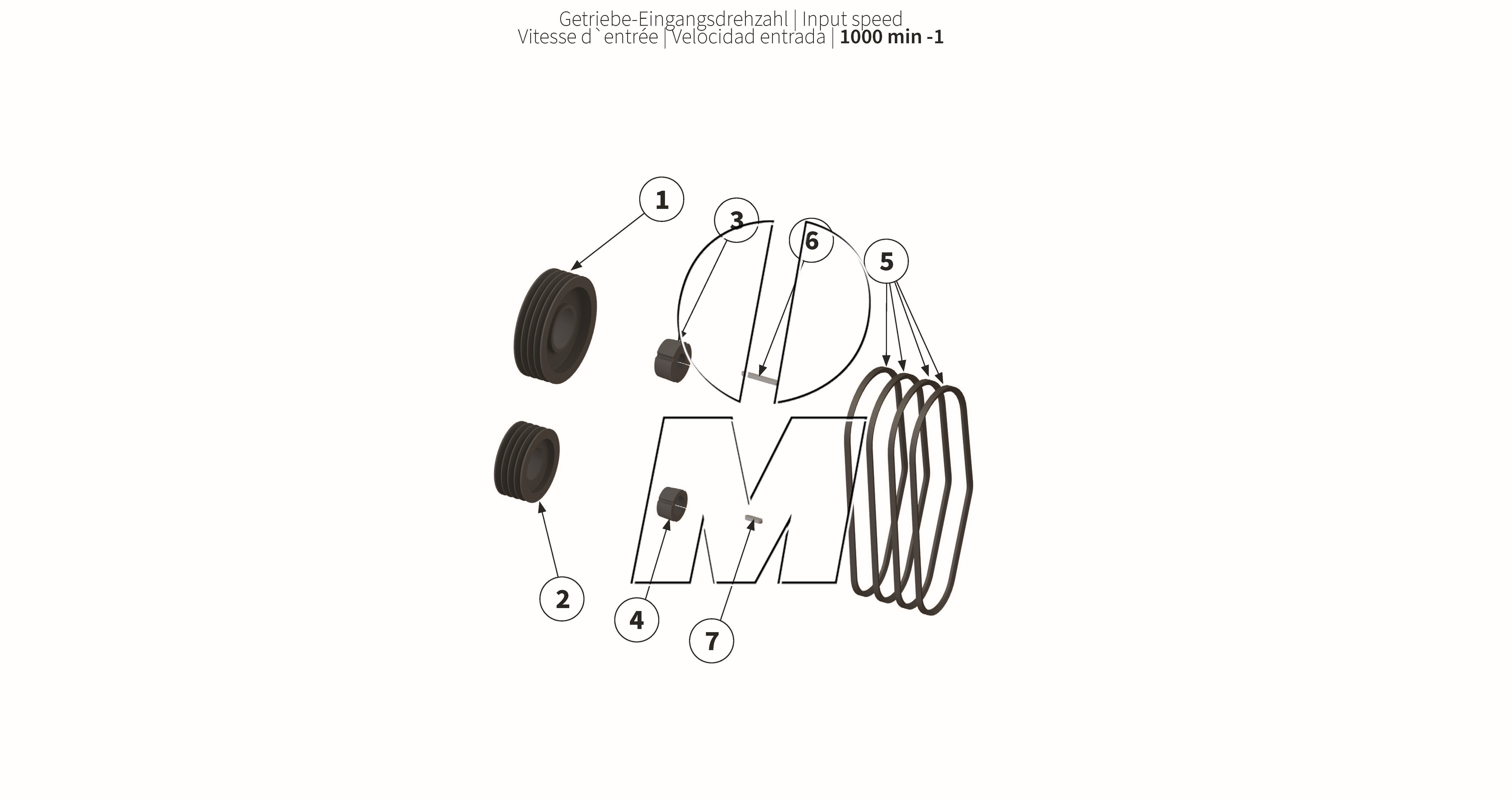 Exploded view 06: Gear box translation (P_VS_ET_24_WEL)