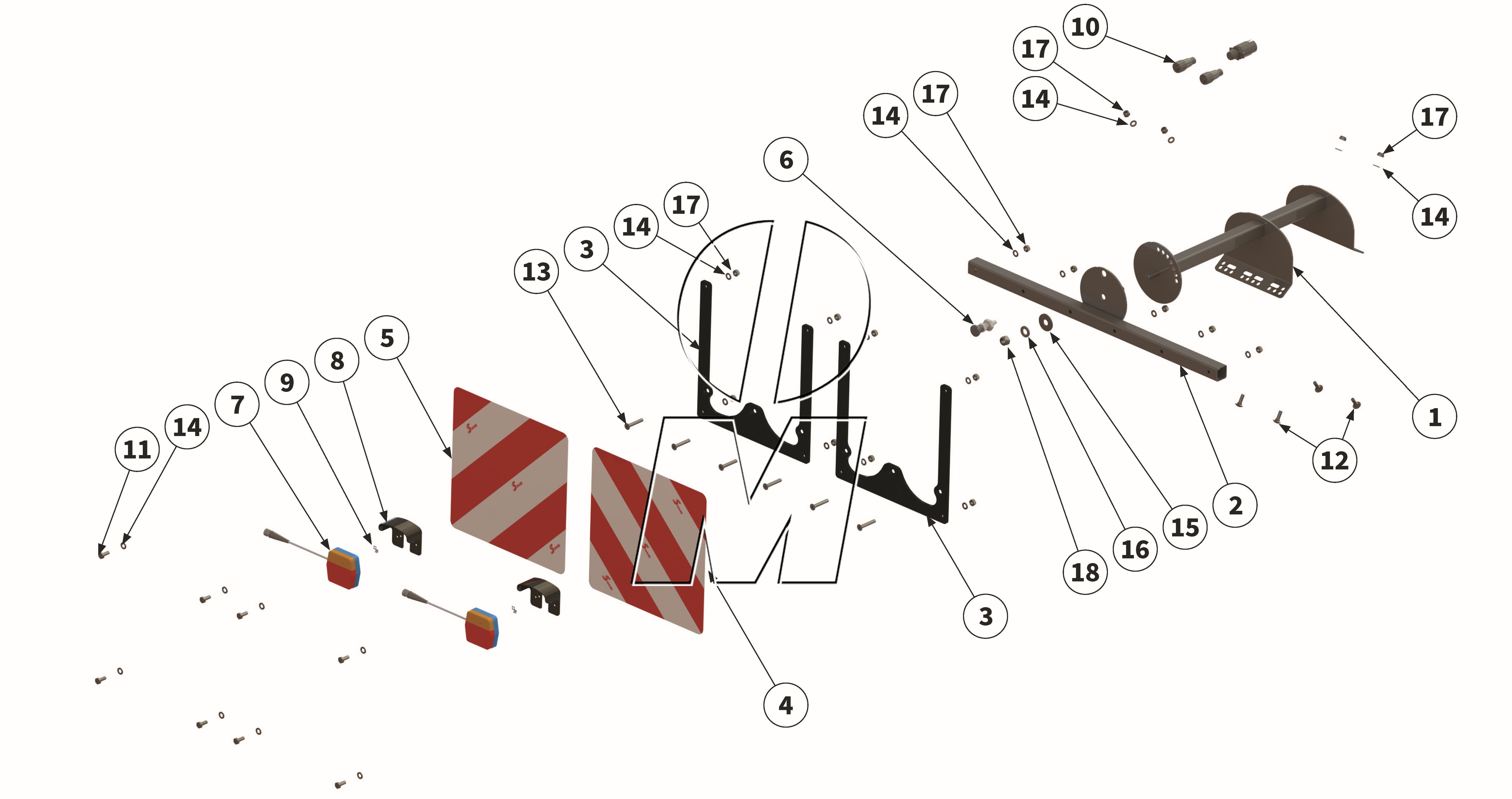 Exploded view 18: Lighting equipment (P_HS_ET_23_WEL)