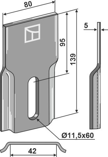 INDUSTRIEHOF Abstreifer pass. für BREVIGLIERI FERABOLI VICON