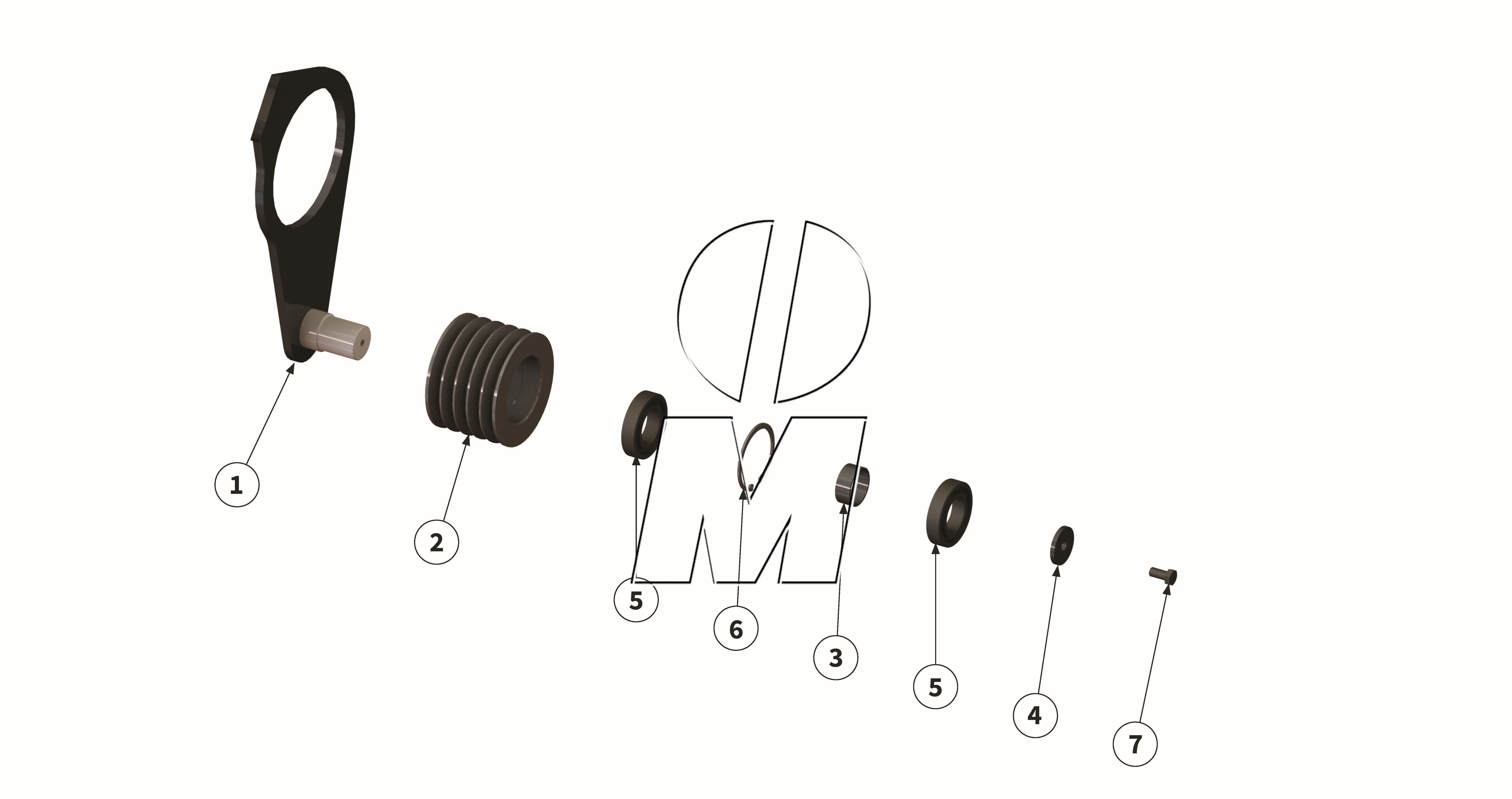Exploded view 07: Belt tensioner parts (P_PRO_ET_24_WEL)