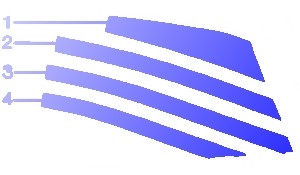 FRANK Streichblechstreifen