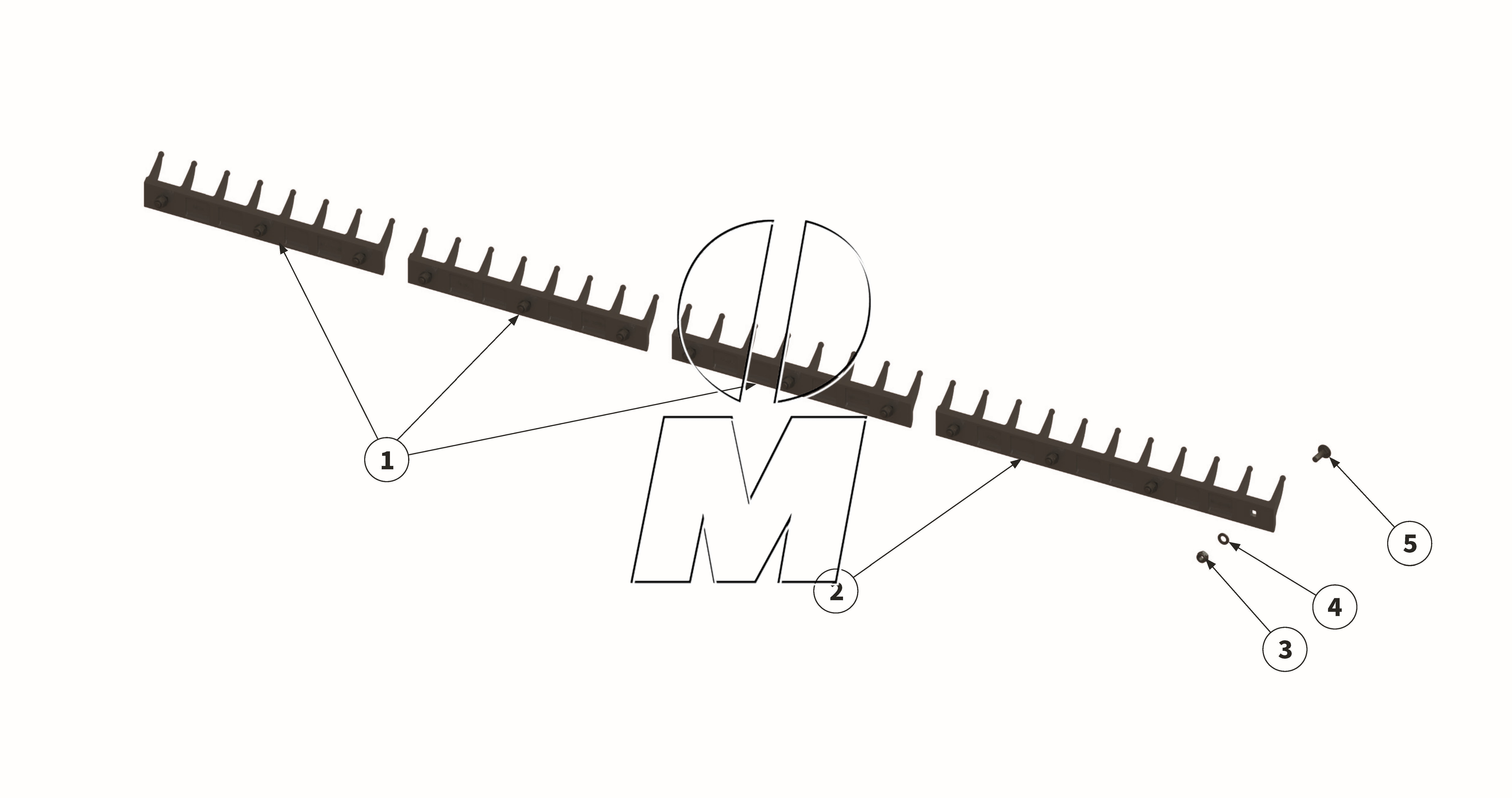 Exploded view 03: Short chopping bar (P_VS_ET_24_WEL)