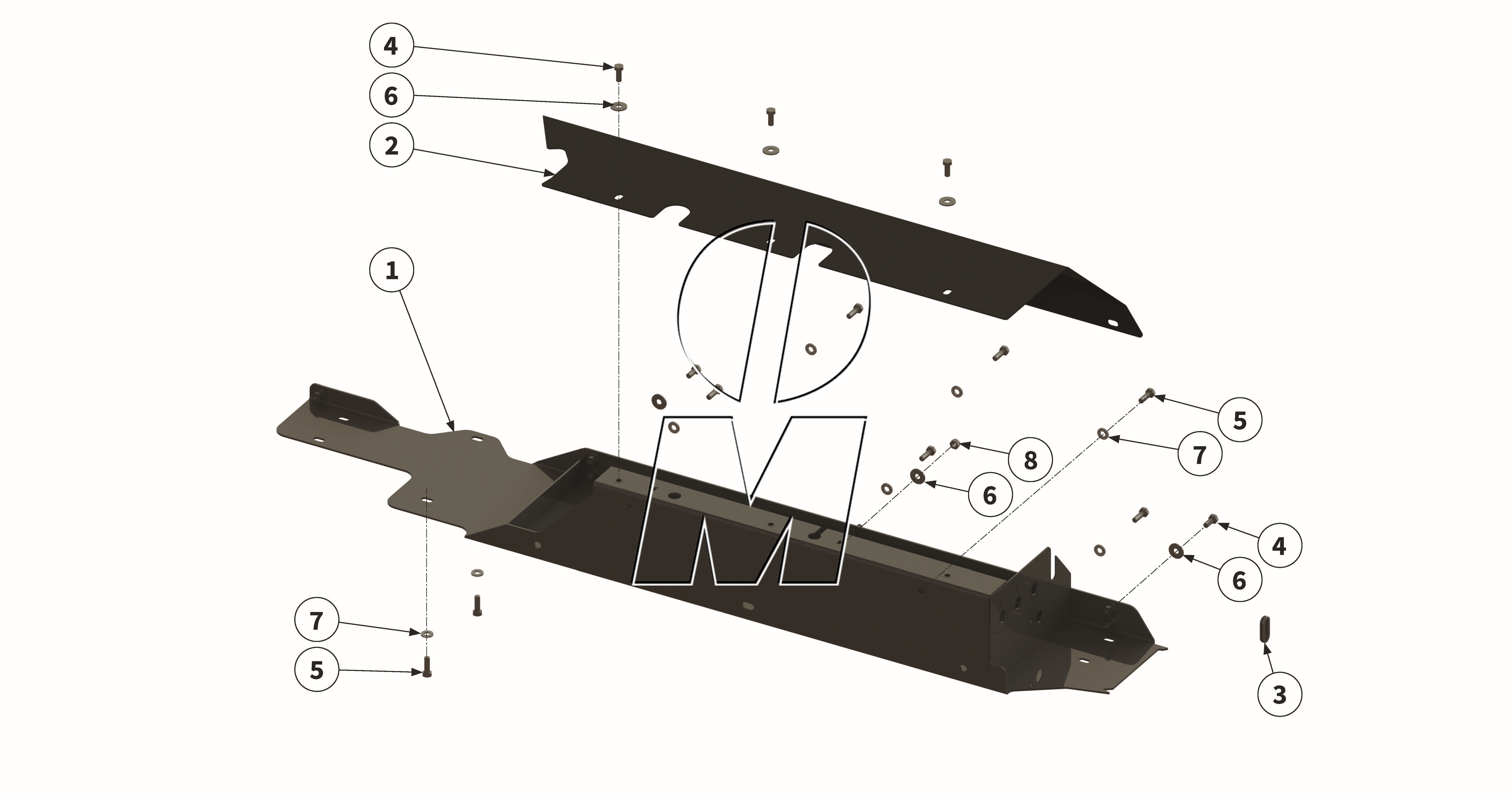 Exploded view 23: Protective cover hydraulics (P_MSP_ET_25_WEL)