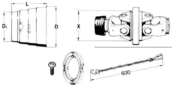 WALTERSCHEID attachment fork