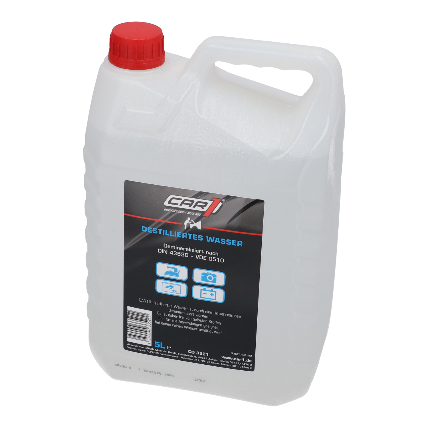 Destilliertes Wasser