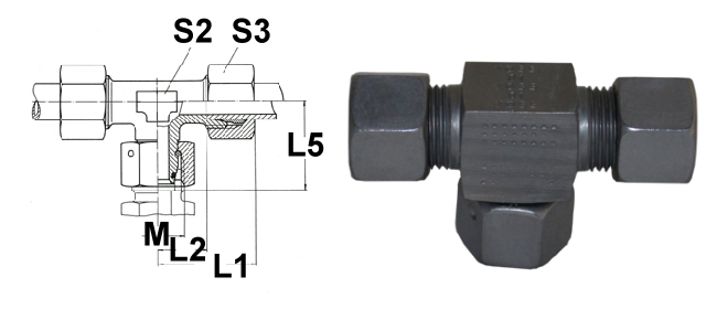 Adjustable T-connectors