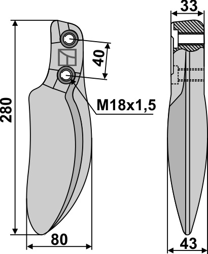 INDUSTRIEHOF Mulchzinken