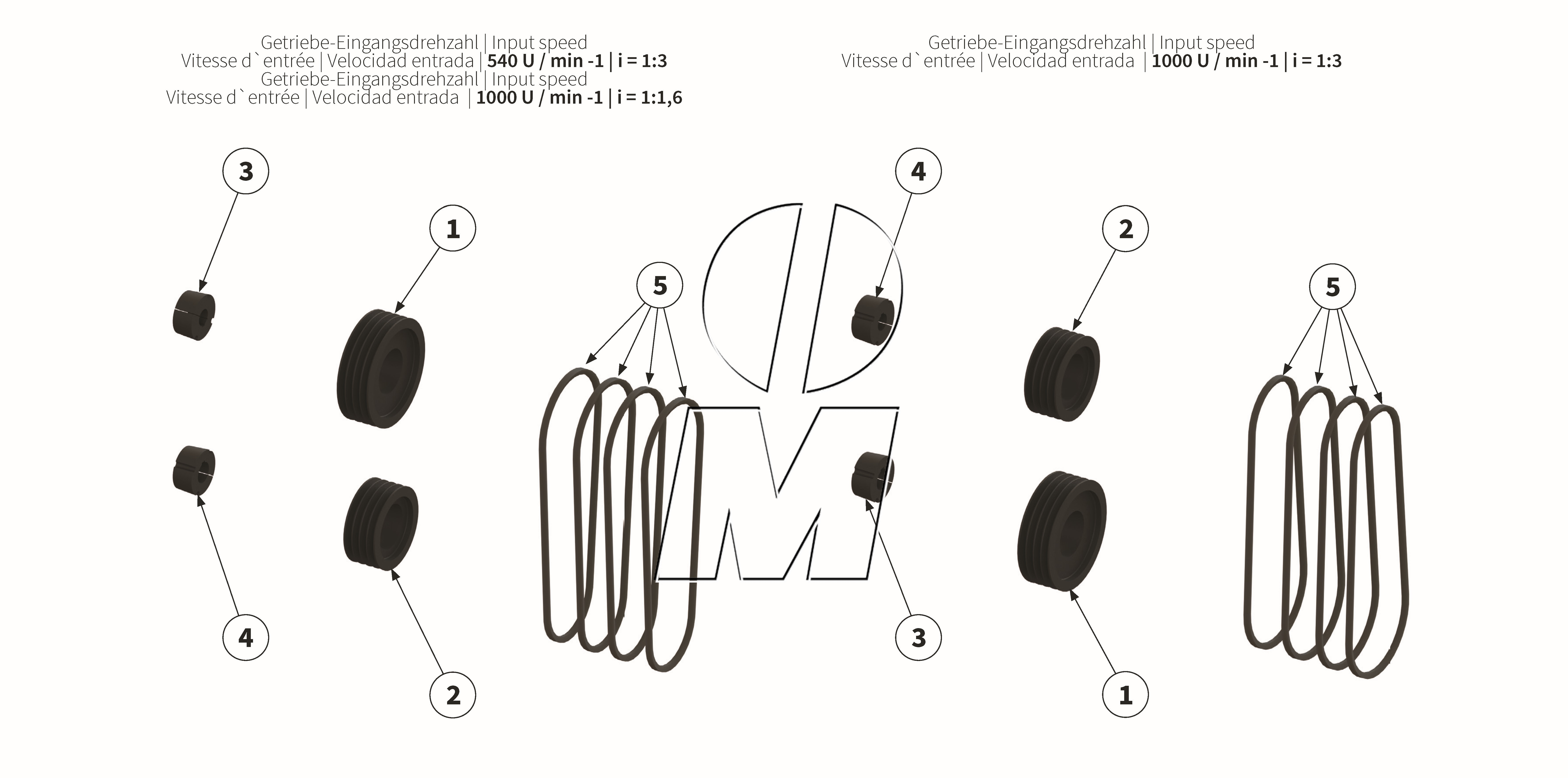 Exploded view 08: Gear box translation (P_L_ET_25_WEL)