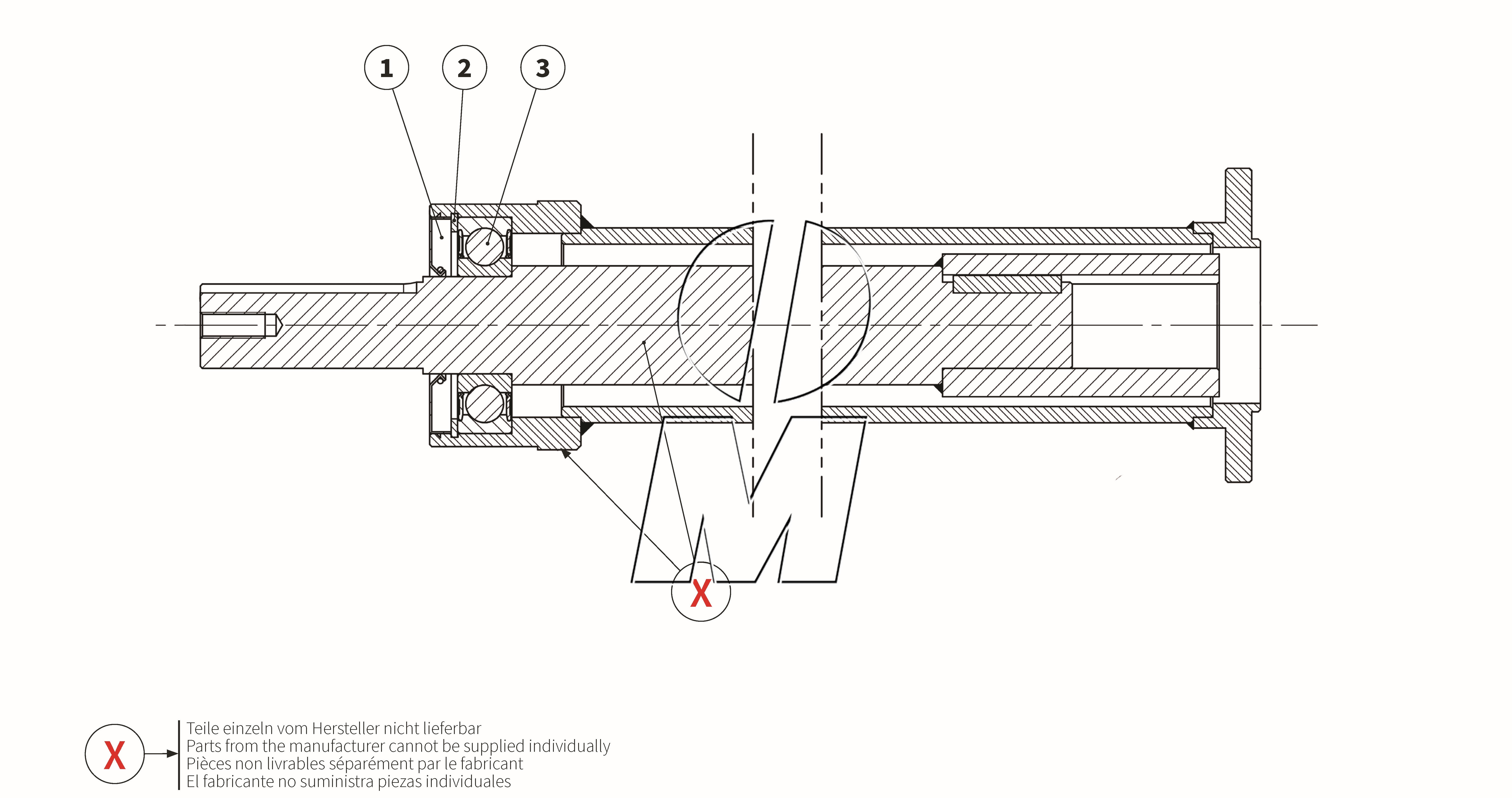 Exploded view 11: Gear box extension T90 (P_M_ET_24_WEL)