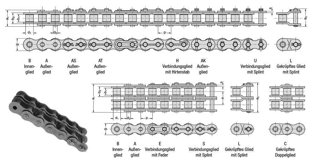 REXNORD Rollenkette