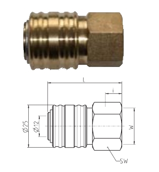 Druckluftkupplung