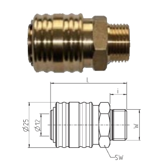 Druckluftkupplung