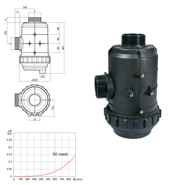 ARAG Saugfilter