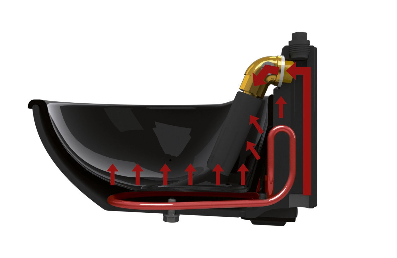 KERBL Heizbares Tränkebecken H10 50 Watt