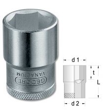 Insert pour clé à douille GEDORE SW 28