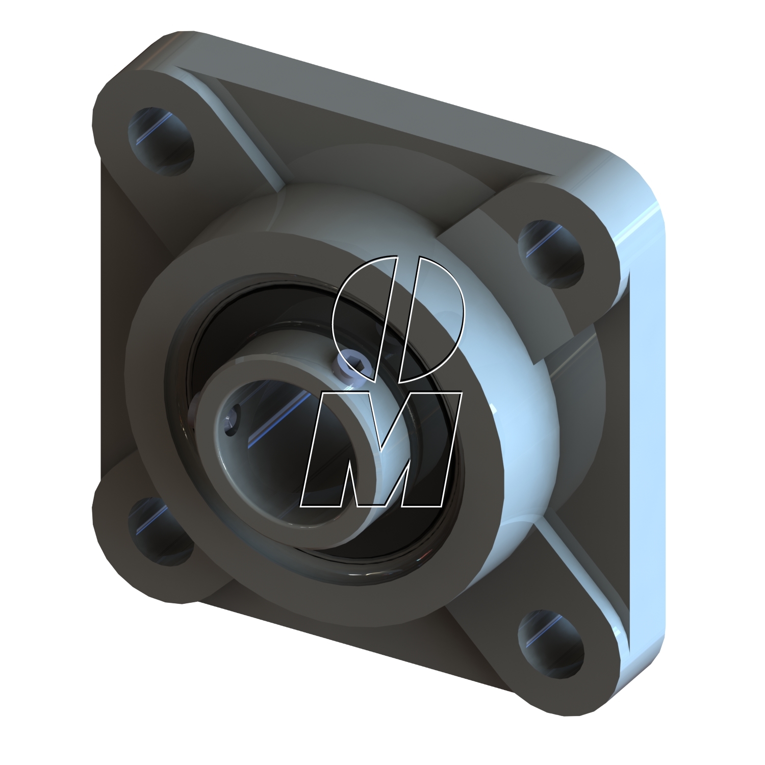 MÜTHING 4-hole flange bearing