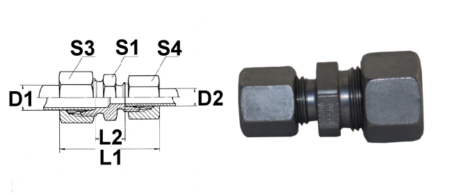 Gerade Reduzierung SW 24