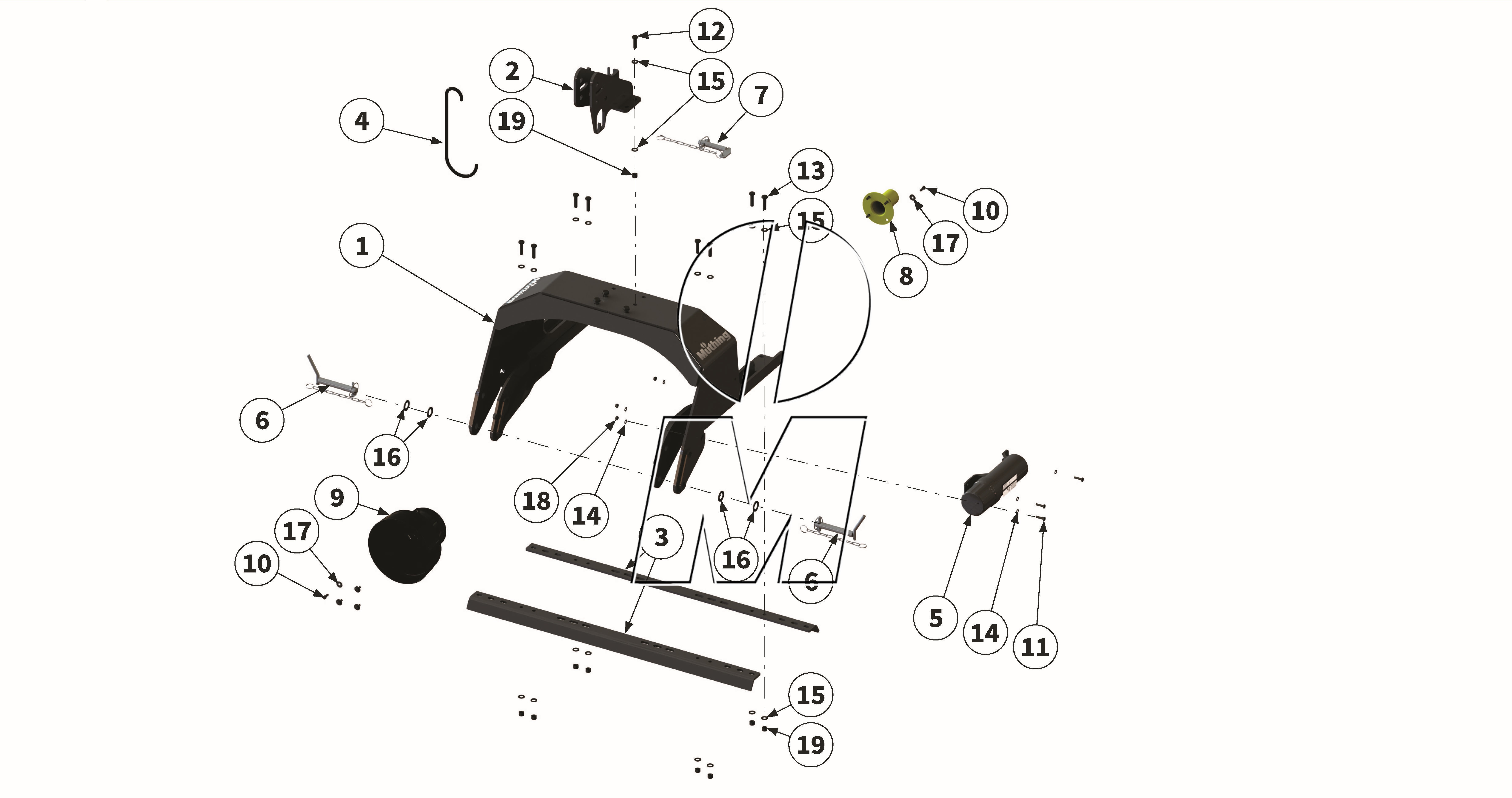 Exploded view 04: Headstock (P_H_ET_25_WEL)