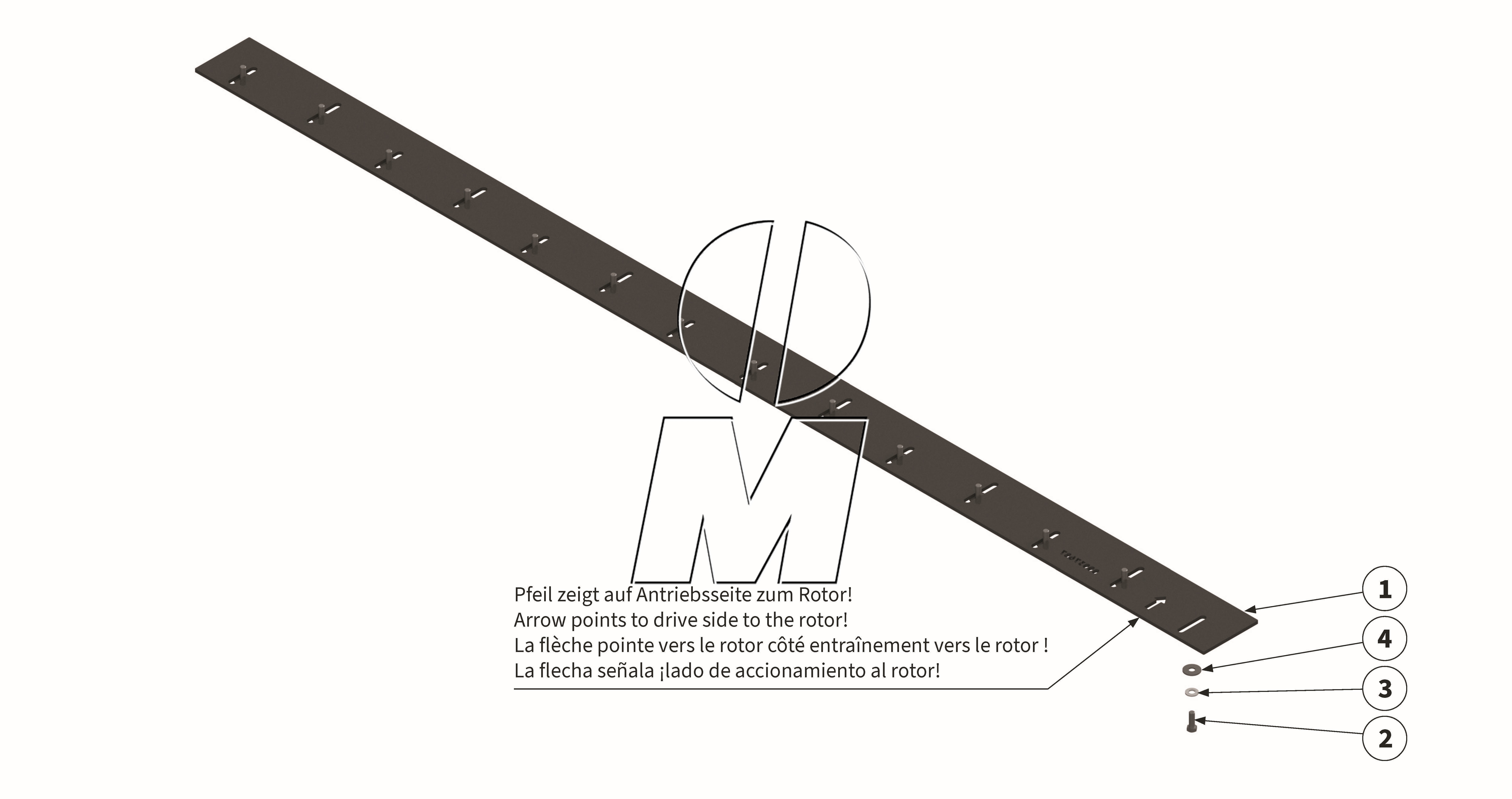Exploded view 14: Cutting bar (P_VS_ET_24_WEL)