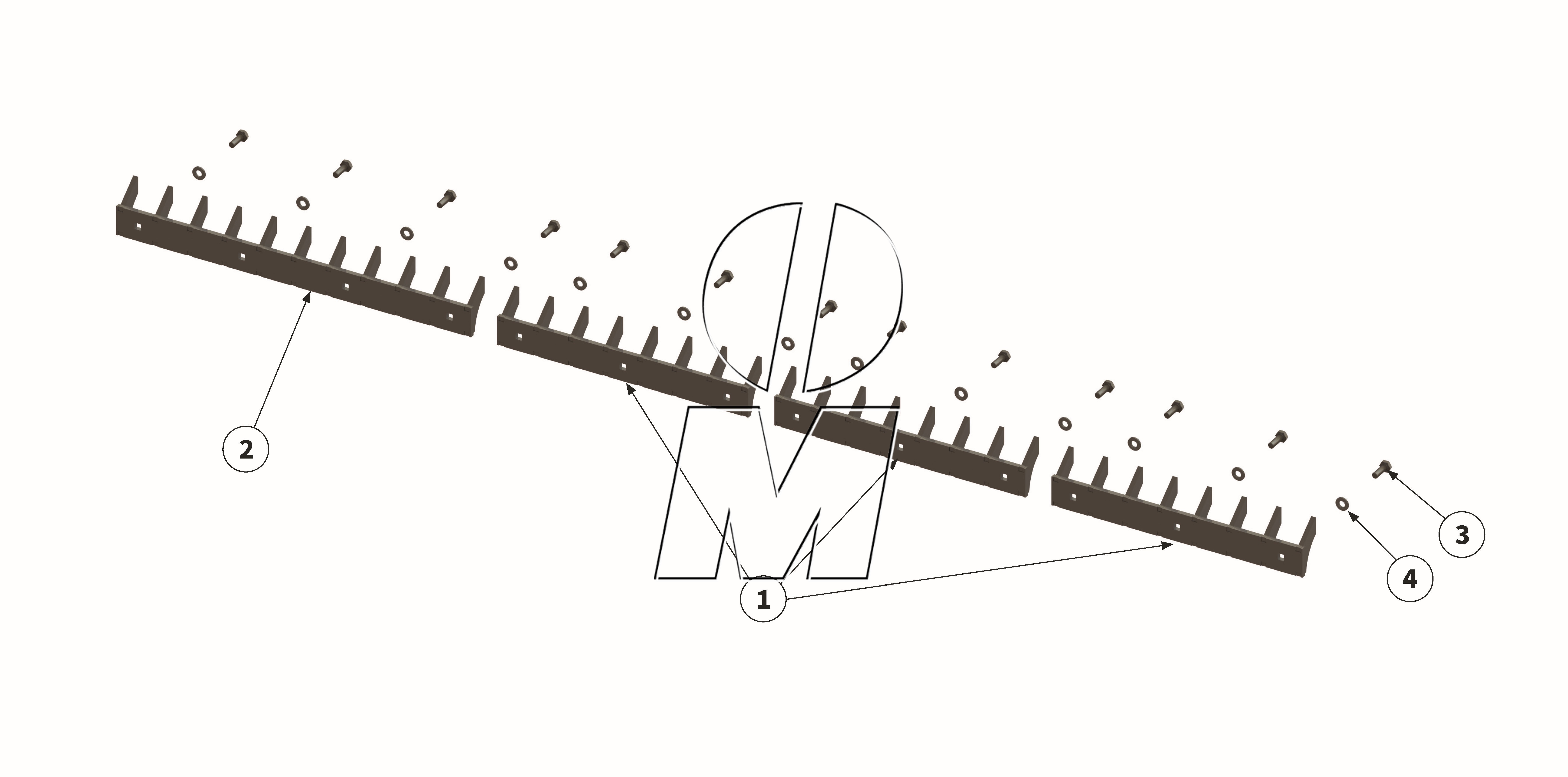 Exploded view 18: 2. Short chopping bar (P_L_ET_25_WEL)