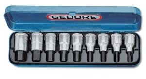 Jeu de clés à douille GEDORE SW 5 - 17