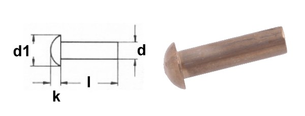 Rivets à tête ronde