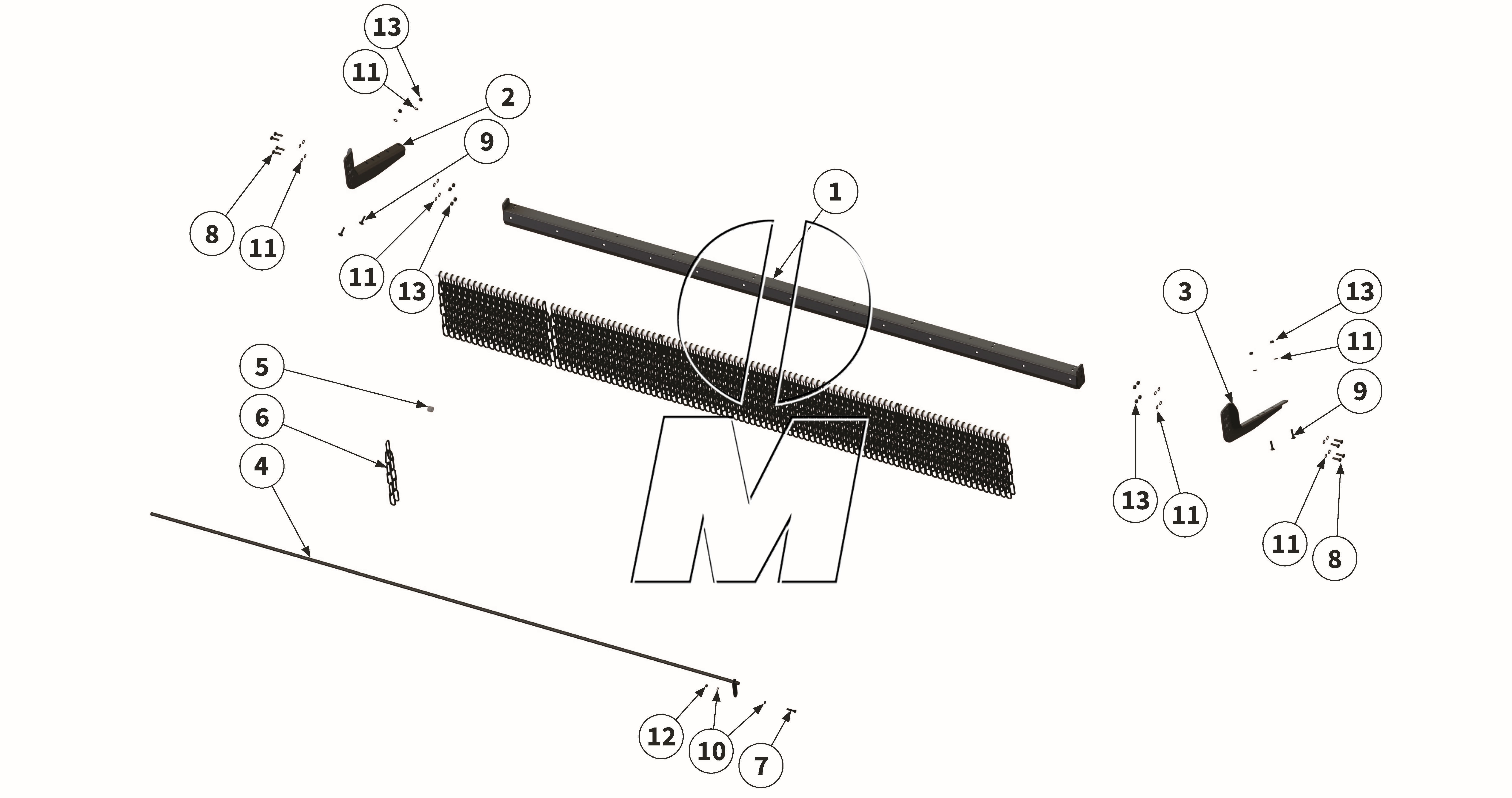 Exploded view 22: Additional protective equipment chain (P_PRO_ET_24_WEL)