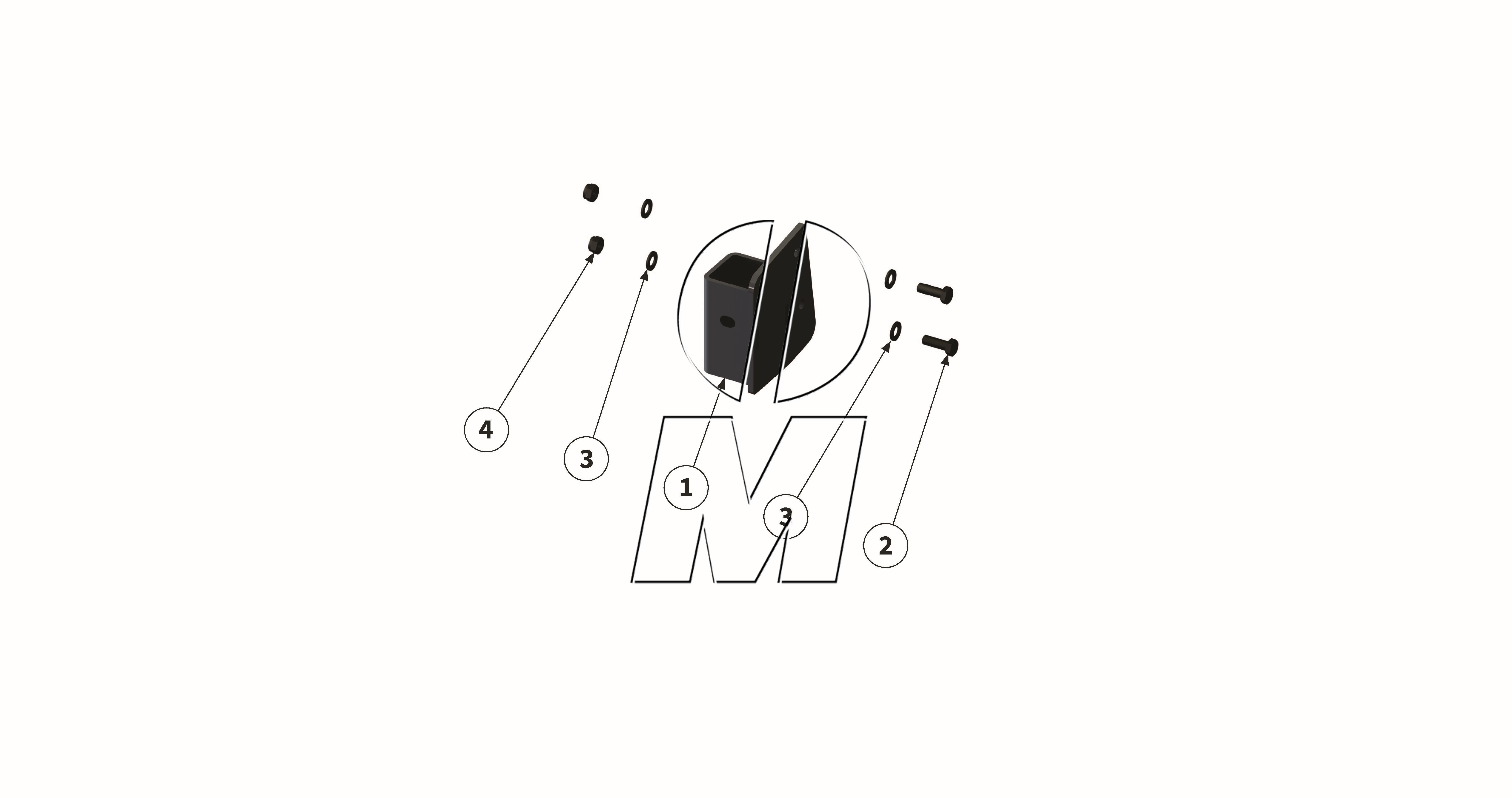 Exploded view 24: Holder Supporting leg (P_PRO_ET_24_WEL)