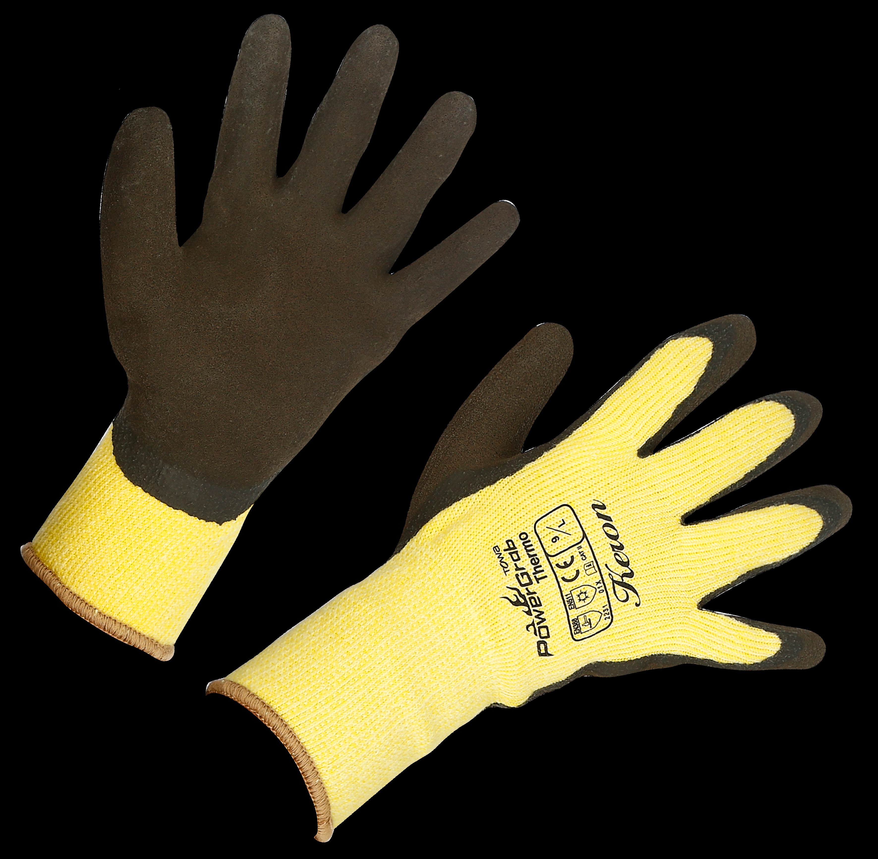 Winterstrickhandschuh PowerGrab THERMO, S / 7
