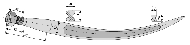 INDUSTRIAL YARD grapple tines