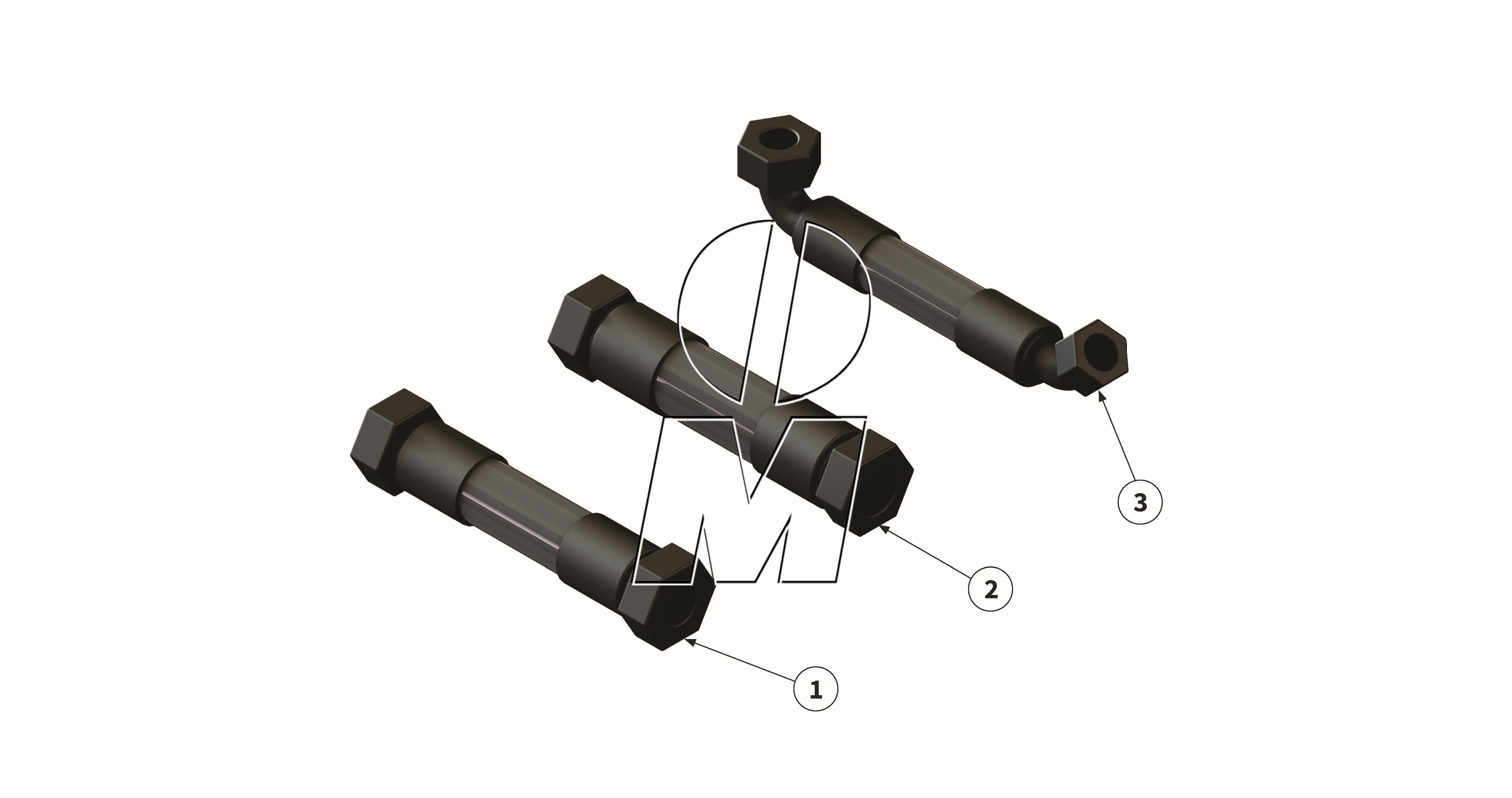 Exploded view 12: Hydraulic hose set (P_H_ET_25_WEL)