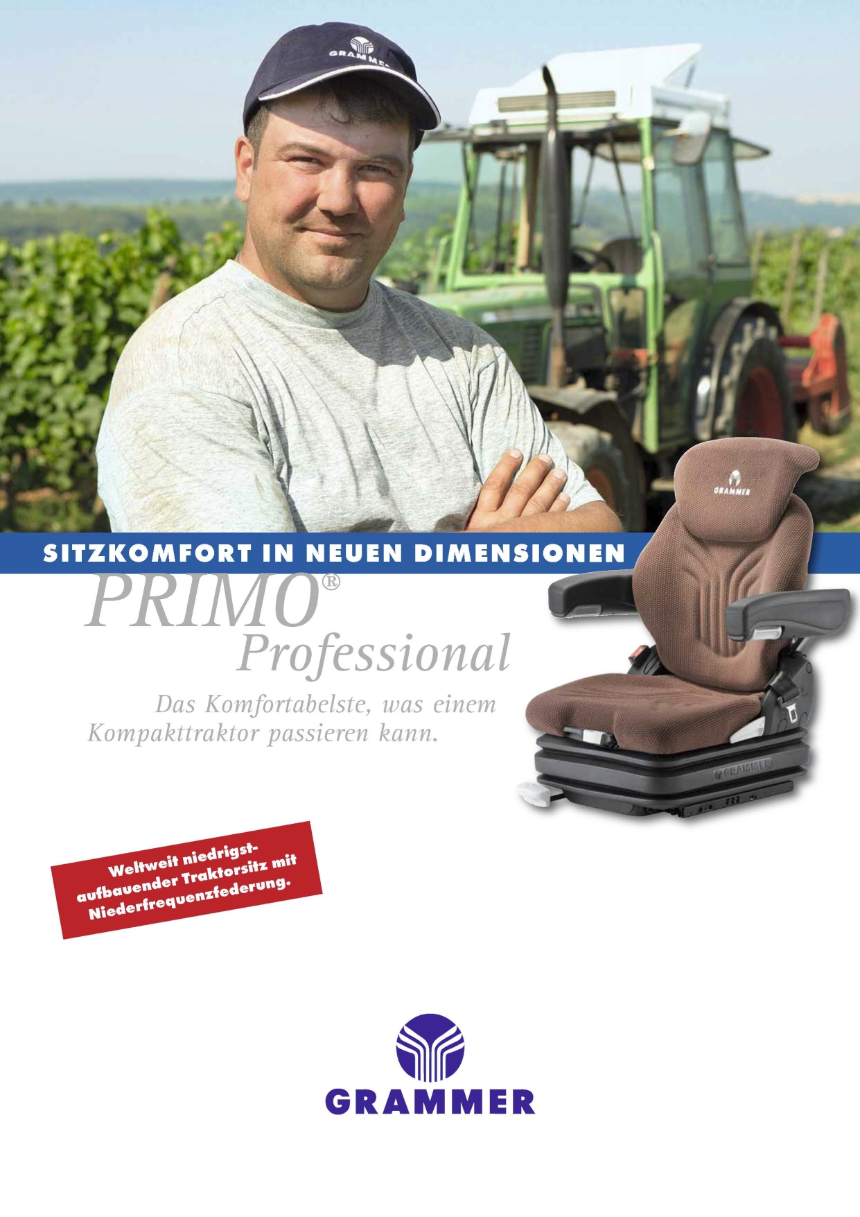 GRAMMER Schleppersitz PRIMO M Profession