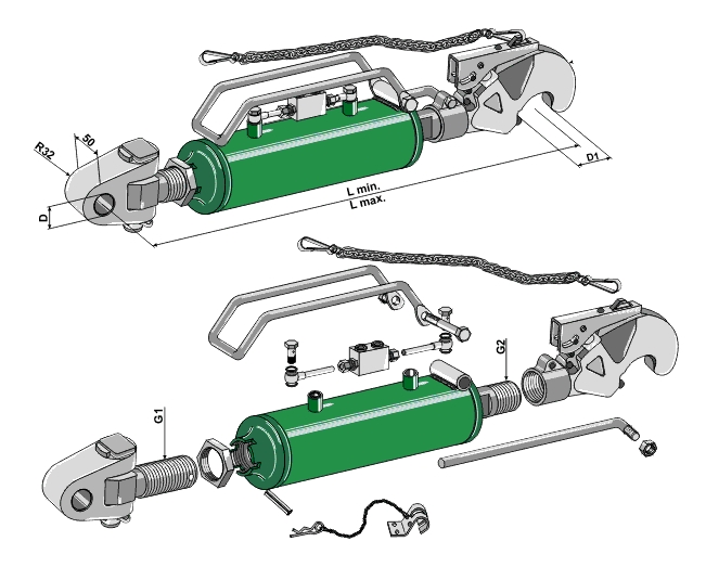 Hydraulikoberlenker