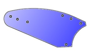 KVERNELAND Streichblechhinterteil