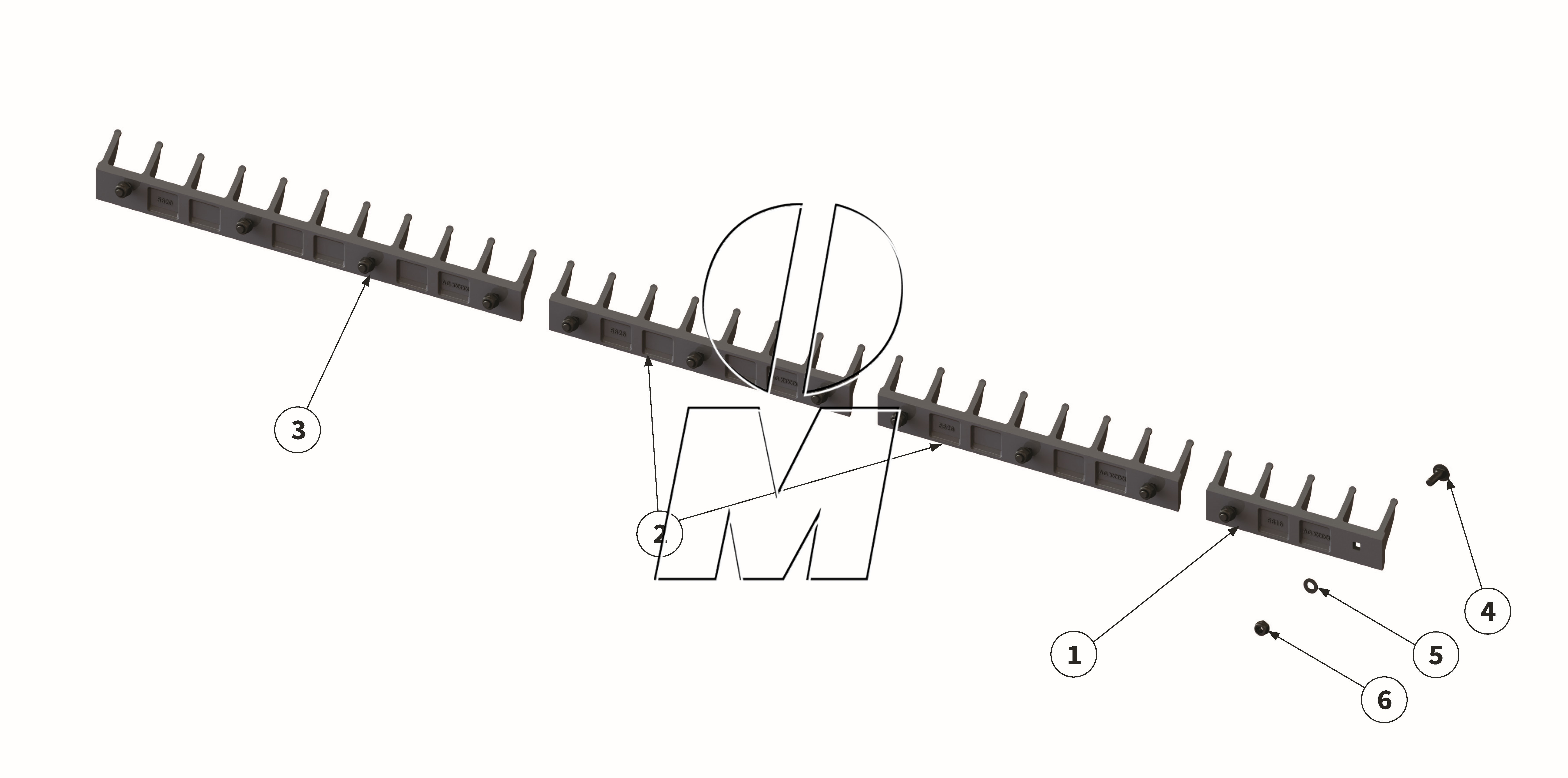 Exploded view 05: Short chopping bar (P_L_ET_25_WEL)