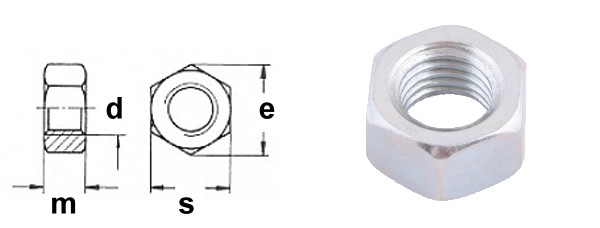 Hexagon nut SW 30
