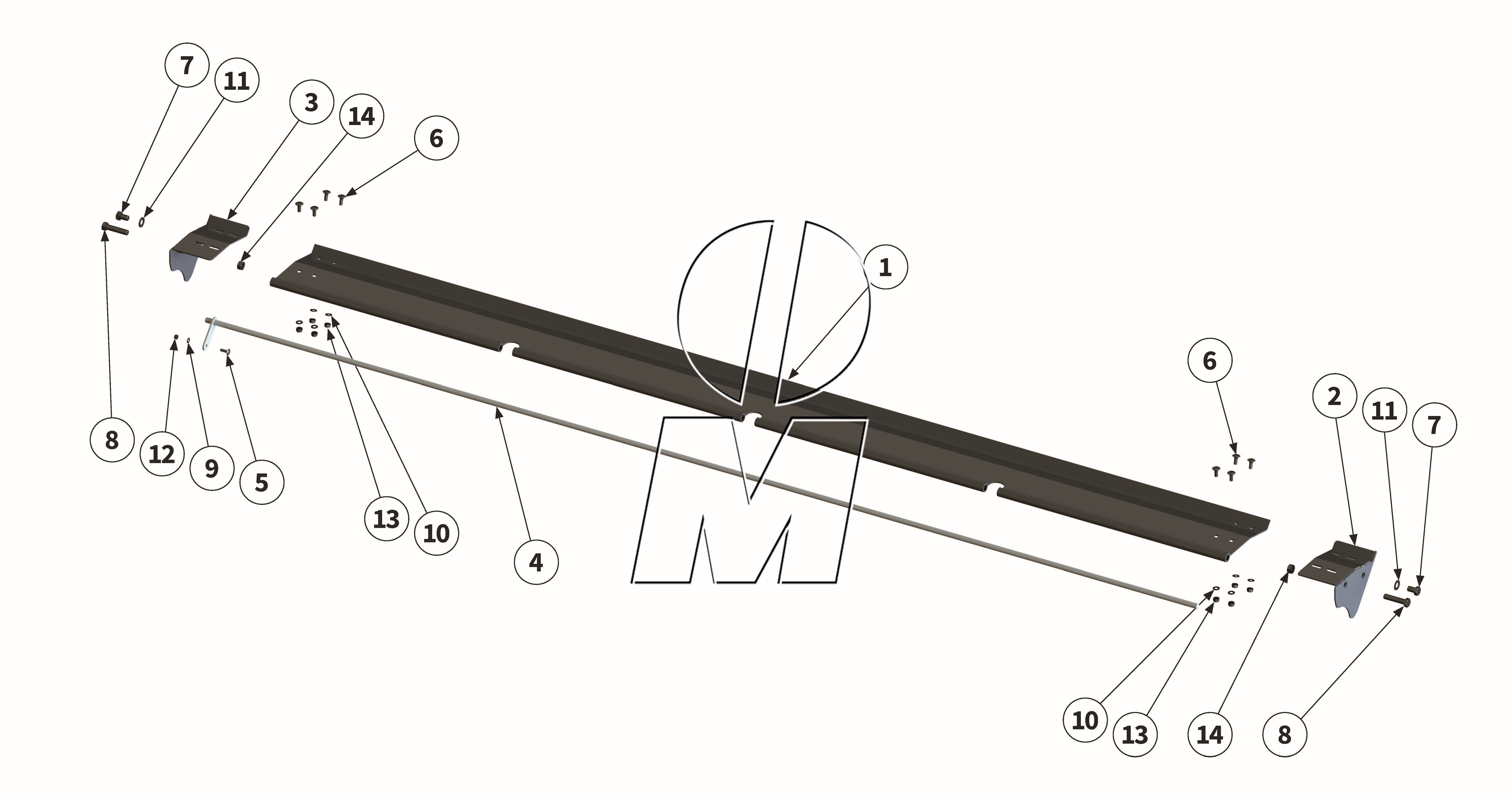 Exploded view 18: Material guiding flap (P_PRO_ET_24_WEL)