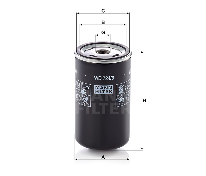 MANN Hydraulikölwechselfilter