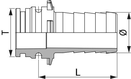 ARAG Schlauchanschluss T3M D.16