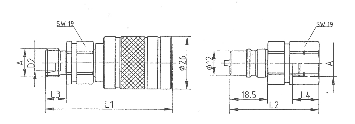 Staubstecker SW 19