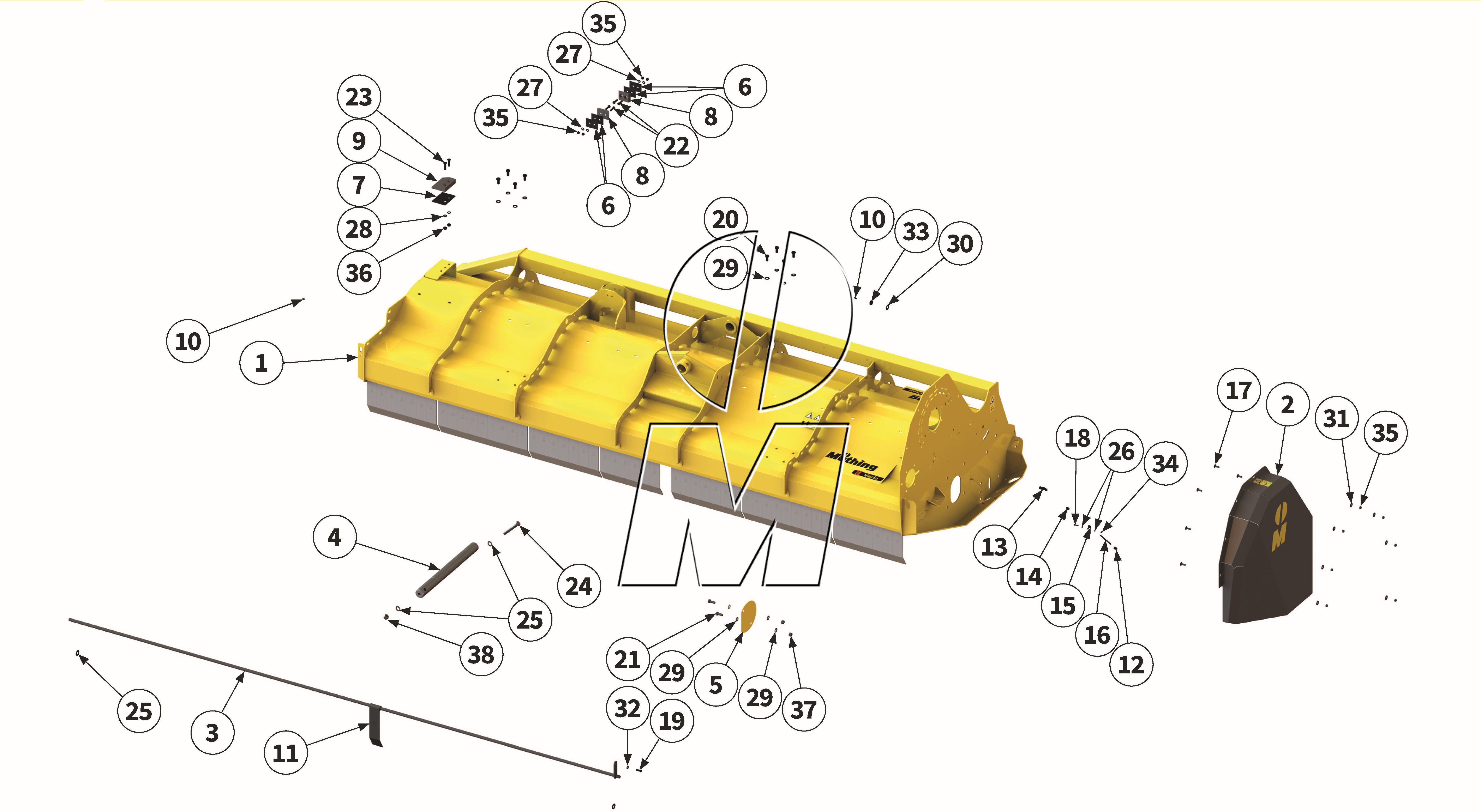 Zeichnung 02: Gehäuse Heck links 320 (P_PROF_ET_25_WEL)