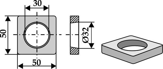 INDUSTRIEHOF Vorschweißplatte