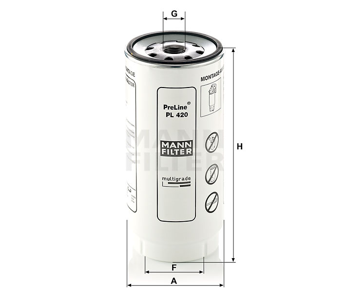 MANN Kraftstoffwechselfilter