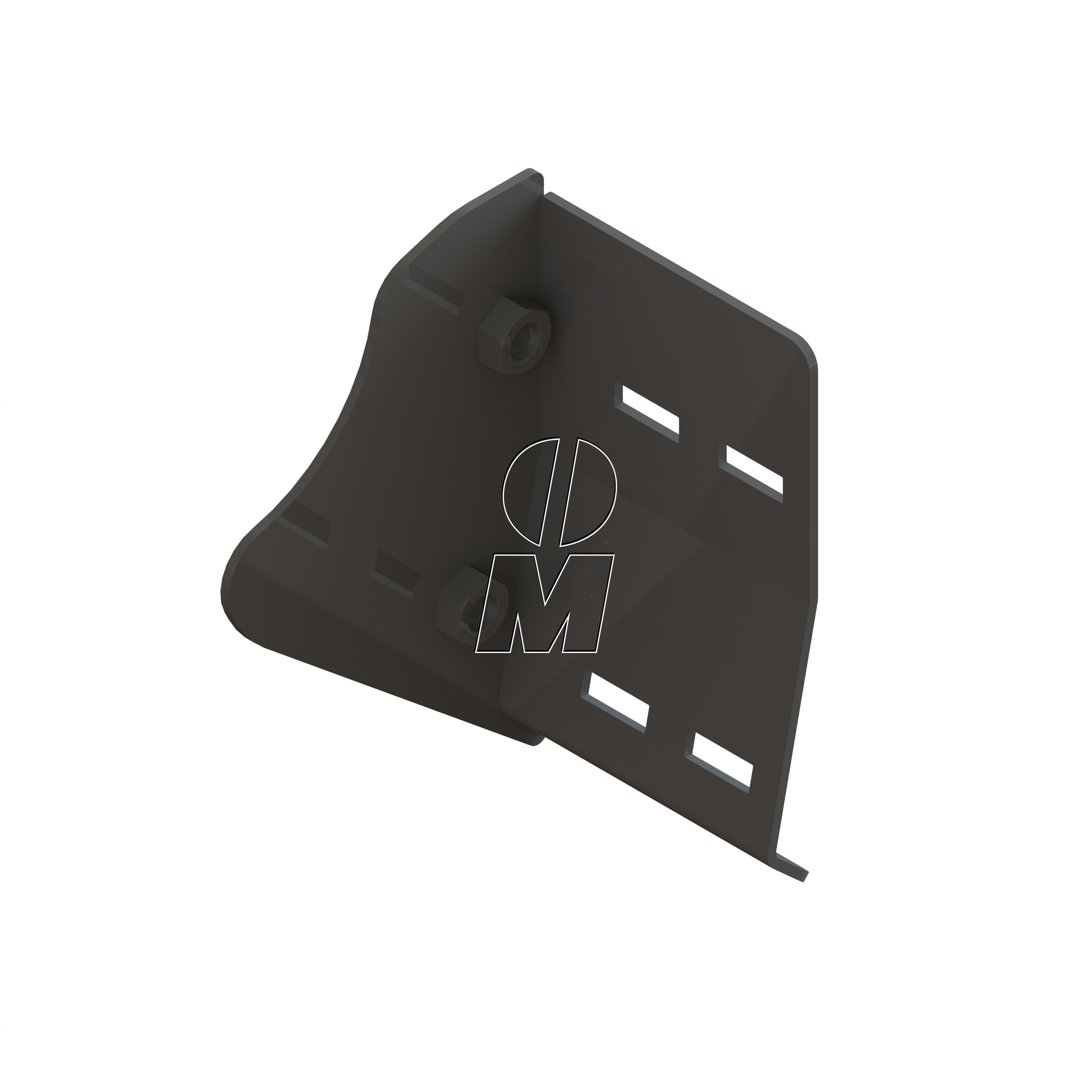 MÜTHING Flap adjustment plate - right - MU-PRO/F 860 - RAL 9005