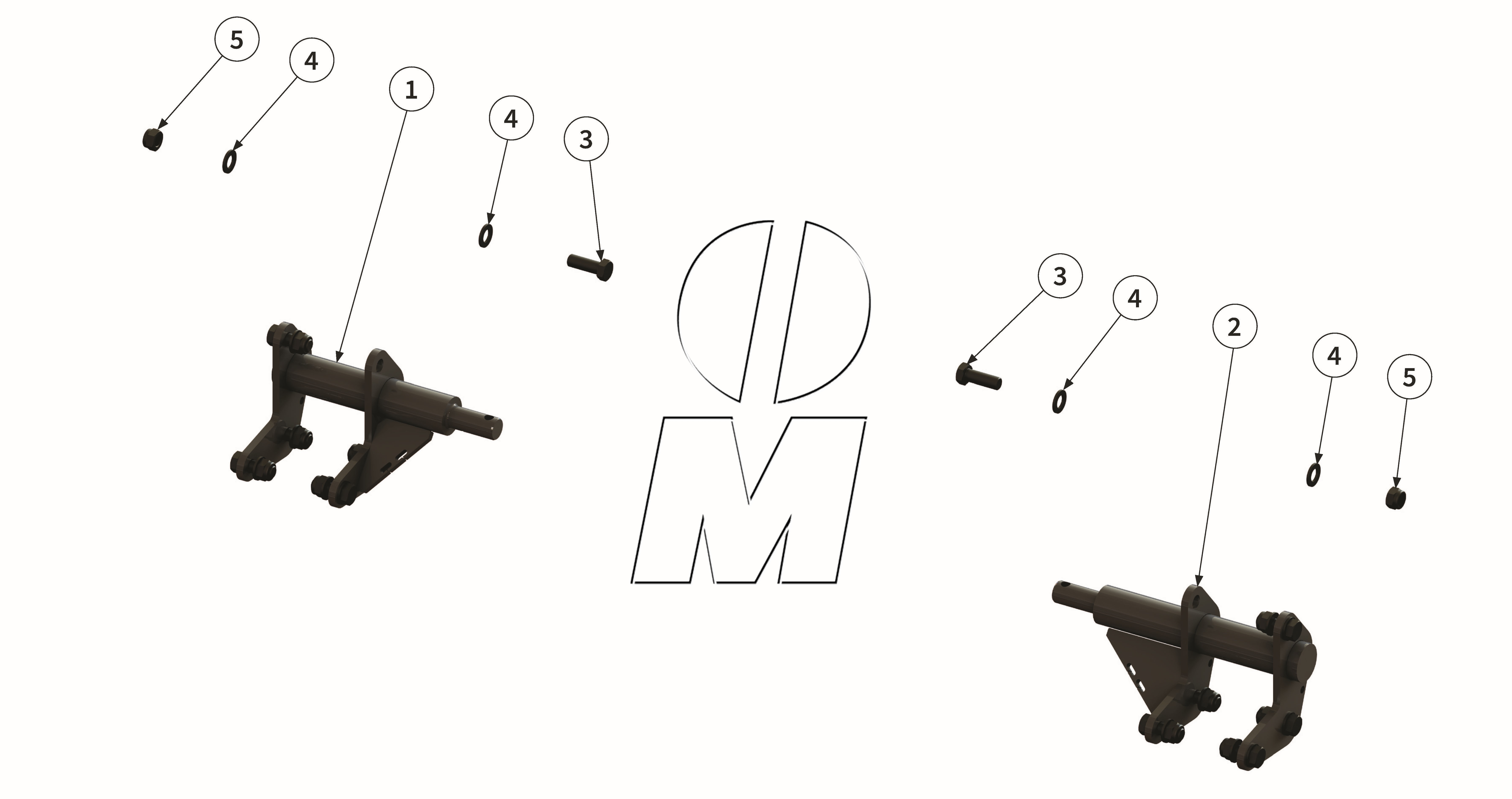Exploded view 13: Lower link receiver Kat2 (P_LS_ET_25_WEL)