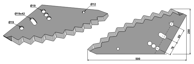 INDUSTRIEHOF Futtermischwagenmesser