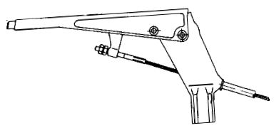 AL-KO reversible handbrake lever